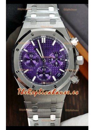 Audemars Piguet Royal Oak 26240 Dial Morado Superclone Reloj Réplica