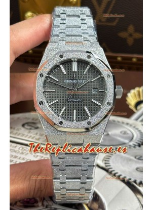 Reloj Audemars Piguet Royal Oak Frosted de 37 mm, automático, con Dial Gris