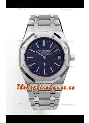 Audemars Piguet Super Clone Royal Oak 16202BC Reloj Extra Delgado Super Clone Dial Azul