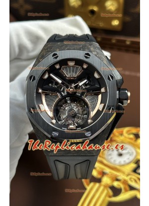 Audemars Piguet Royal Oak Concept Tourbillon UAE Reloj Super Clon de Fibra de Carbono