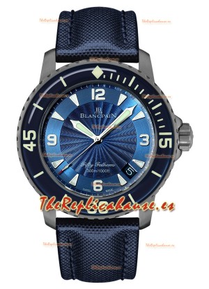 Blancpain Fifty Fathoms Automatique Titanium Edition Reloj Réplica Suiza en Calidad Espejo 1:1