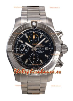 Breitling Avenger Chronograph 45 Dial Negro Reloj Réplica Suiza Espejo 1:1