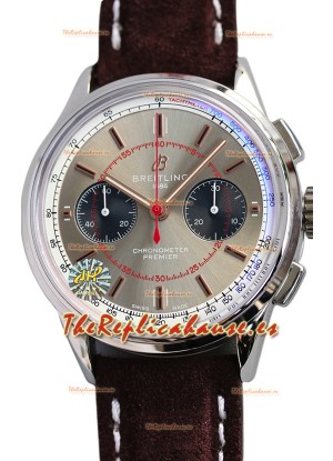 Breitling Premier B01 Chronograph 42 Edition Caja y Bisel de Acero - Reloj Réplica Espejo 1:1