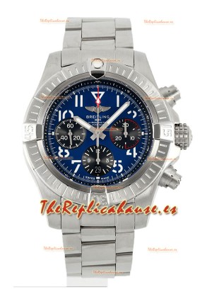 Breitling Avenger B01 Chronograph 45 Acero Inoxidable Dial Azul Reloj Réplica Suiza Espejo 1:1