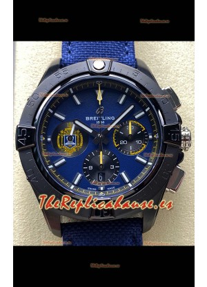 Breitling Super Clone Avenger B01 Chronograph 44 Dial Azul Oscuro Reloj Réplica Suizo Espejo 1:1