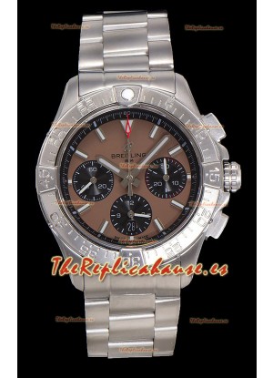 Reloj Breitling Super Clone Avenger B01 Cronógrafo Dial Marrón