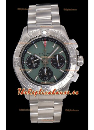 Reloj Breitling Super Clone Avenger B01 Cronógrafo Dial Verde 