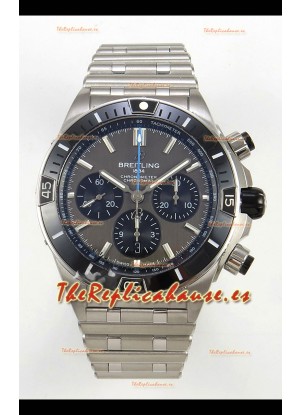 Breitling Chronomat Super Clone B01 42 Reloj Edición Suiza Acero 904L Dial Gris