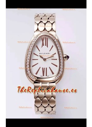 Bvlgari Serpenti Seduttori Edition en Caja Oro Rosado Reloj Super Clone