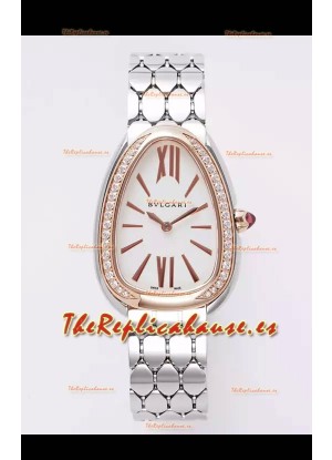 Bvlgari Serpenti Seduttori Edition en Caja Acero Reloj Super Clone