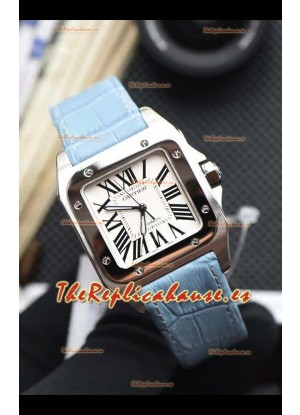 Santos De Cartier Réplica Espejo 1:1 - 35MM Reloj Caja Acero Inoxidable 