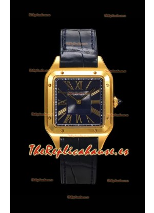 Cartier Santos Dumont 27MM Reloj Edición Super Clone Caja en Oro