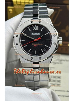 Chopard Alpine Eagle Acero Inoxidable Dial Negro Super Clone Reloj Réplica