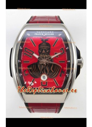 Franck Muller Vanguard Skenderbeu Reloj Réplica Suizo Acero Inoxidable