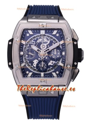 Hublot Spirit of Bang Caja Titanio Dial Azul - 42MM Réplica Suiza
