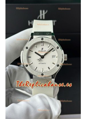 Hublot Super Clone Classic Fusion Titanium 38MM Reloj Réplica Espejo 1:1 Dial Blanco