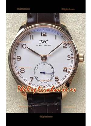 IWC Portugieser Super Clone Automatic 41 IW358306 Dial Blanco Caja Oro Rosado