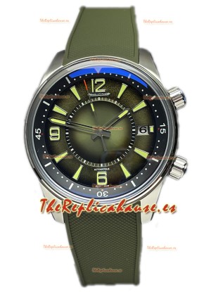 Jaeger LeCoultre Polaris Date Dial Verde Correa Goma Reloj Réplica Espejo 1:1 42MM