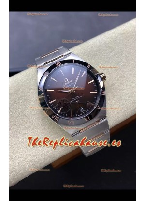 Omega Super Clone Co-Axial Constellation Stainless Dial Marrón Reloj Réplica