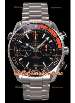 Omega Super Clone Planet Ocean 600M Cronógrafo Acero 904L Reloj Réplica