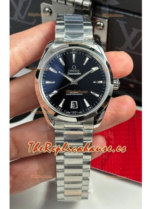 Omega Aqua Terra Super Clone 150M Reloj Dial Negro Caja Acero 904L 41MM