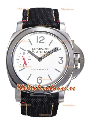 Panerai Luminor Luna Rossa PAM1342 Dial Blanco Calidad Espejo 1:1 - Caja Acero 904L