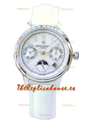 Patek Philippe Grand Complications Ladies First Perpetual Calendaer Caja Acero Reloj Réplica Suiza 