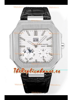 Patek Philippe Cubitus 5822 904L Caja Acero Dial Blanco Reloj Réplica Suizo