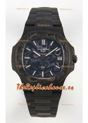 Patek Philippe Nautilus 5711 DiW Dial Carbono Azul Reloj Réplica Suizo a Espejo 1:1