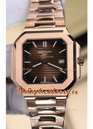 Patek Philippe Cubitus 5821 Dial Oro Rosado  Marrón Reloj Réplica Suizo