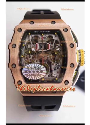Richard Mille RM011-03 Felipe Massa Calidad Espejo 1:1 Caja de Titanio Ligero de una Pieza