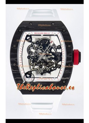 Richard Mille RM055 Negro NTPT Reloj con Movimiento Auténtico Vaucher Réplica Super