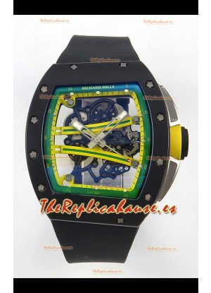 Richard Mille Super Clone RM061 Edición Cerámica RMUL2 Reloj Dial Verde