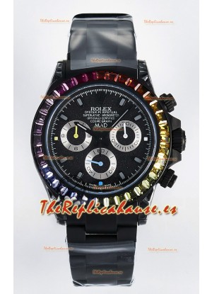 Rolex Daytona MAD Réplica Suiza Espejo 1:1 Dial Negro Movimiento Cal.4130
