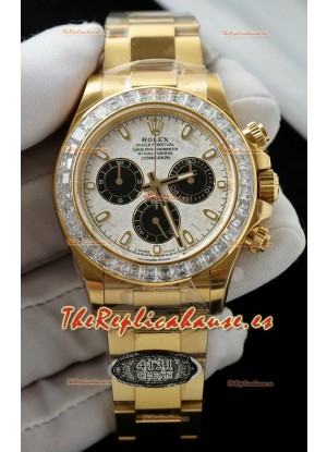 Rolex Daytona Super Clone 116519LN Dial Meteorito Movimiento Cal.4131 - Caja Oro Amarillo