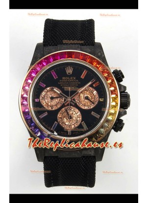 Rolex Daytona Edición DiW Carbono - Caja Carbono Forjado Réplica Espejo 1:1