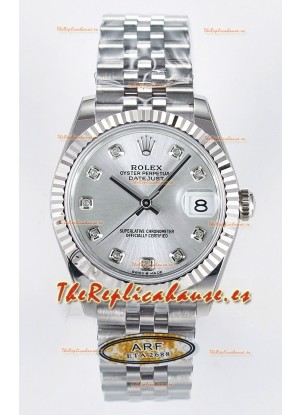 Rolex Super Clone Datejust ETA 2688 Movement 31MM Reloj Acero Inoxidable Caja y Dial