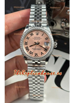 Rolex Super Clone Datejust ETA 2688 Movement 31MM Reloj Caja Acero Inoxidable Dial Champange
