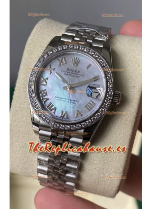 Rolex Datejust 278384 31MM Réplica Suiza en Acero 904L Dial Perla - Espejo 1:1