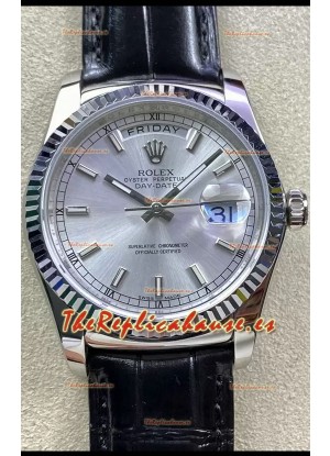 Rolex Day Date Reloj Acero 904L Dial Acero 36MM - Calidad Espejo 1:1