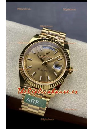 Rolex Day Date Presidential Reloj Oro Amarillo 18K 40MM - Dial Dorado Calidad Espejo 1:1