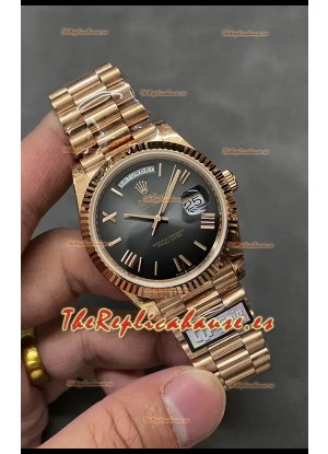 Rolex Day Date Presidential Reloj Oro Rosado 18K 40MM - Dial Marrón Calidad Espejo 1:1