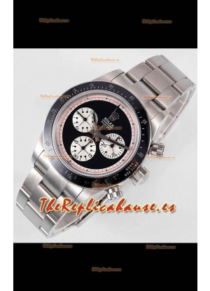 Rolex Daytona Super Clone BLAKEN Paul Newman Dial Negro Reloj Réplica Suizo - Movimiento 4130