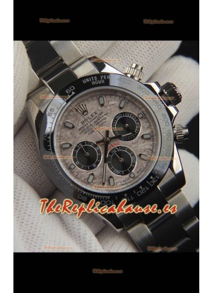 Rolex Daytona Movimiento Japonés Reloj Réplica en Dial Patrón Meteorito