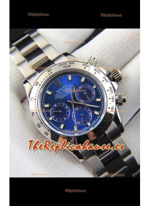 Rolex Daytona Movimiento Japonés Reloj Réplica en Dial Azul 