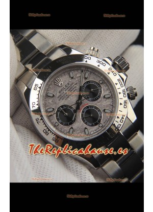 Rolex Daytona Movimiento Japonés Reloj Réplica en Dial Patrón Meteorito