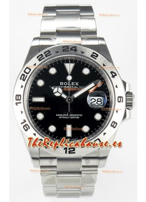 Rolex Explorer II Super Clone M216570-002 Reloj Réplica Espejo 1:1 - Dial Negro CAL. 3285 Movement