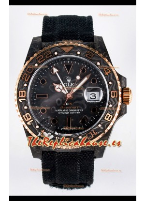 Rolex GMT Masters II Super Clone DiW Edition Réplica Suiza Ligera Reloj Caja Carbono