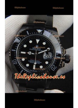 Rolex Sea Dweller Movimiento Japonés Reloj Réplica Dial Negro 43MM