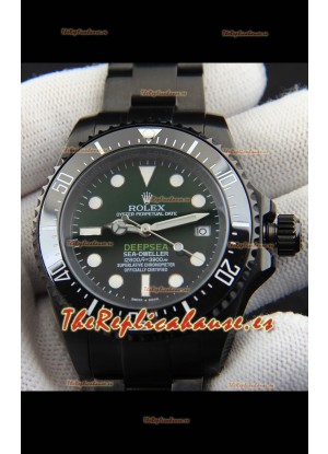 Rolex Sea Dweller Movimiento Japonés Reloj Réplica Dial Verde 44MM